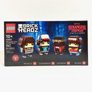 LEGO 40801 Stranger Things Mike, Dustin, Lucas & Will BrickHeadz NEW NIB in Hand